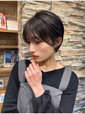 横顔が美しいショート