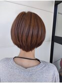 柔らかブラウン＆ボブ
