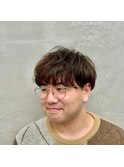 メガネにピッタリ！　清潔感◎ニュアンスパーマ