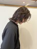 メンズカット＋ニュアンスパーマ　￥14500