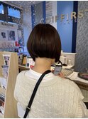 おしゃれ!切りっぱなしミニボブ