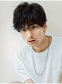 フェザーパーマ/ブルーブラック/スパイキーショート【川崎】