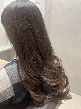 ロウ 町田(ROW) グレージュロングスタイル/村上【ROW町田】