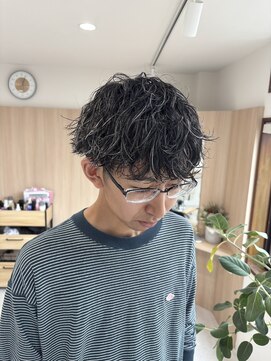 メロウ(mellow) ツイストスパイラルパーマ×メッシュキャップハイライト
