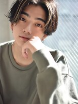 ディッセンバー 伊勢崎(December)&nbsp;メンズ/ブルーブラック/フェザーパーマ/ニュアンスパーマ/