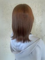 プリモ ココ 鍋島店(Primo coco.)&nbsp;ミディアムレイヤー ミルクティーベージュ ブラウンベージュ