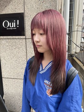 ウィ 立川(Oui) 【Oui!×HIROMU】レイヤーカット/ペールピンク/グラデーション
