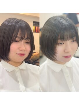 メモリーズ 銀座(Memories) 顔まわりレイヤーで小顔魅せ。ボブ/加藤