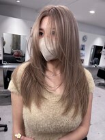 キング 心斎橋店(K!ng)&nbsp;韓国オルチャンレイヤーカット透明感カラー顔まわり前髪カット