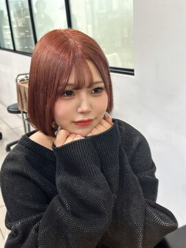 アイトーキョー 名古屋2nd(AI TOKYO) ボブ/ピンク/ベージュ/ブリーチ/顔周りカット/栄/矢場町