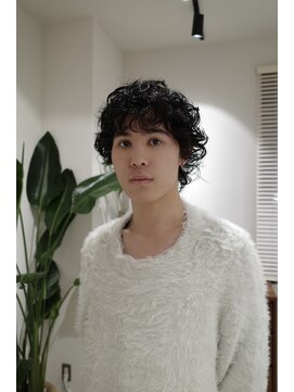 アンド グラフ(& Graph.) 無造作パーマ　メンズパーマ