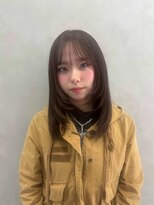 ゼスト ジグ(ZEST ZIGU) ショコラブラウンカラー レイヤースタイル