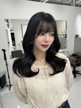 ハピネス 梅田茶屋町店(HAPPINESS) 韓国ヘア/レイヤー/顔周り/ブリーチなし/髪質改善/グレージュ
