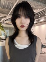 ベイルーム(BAYROOM by HONEY omotesando) 顔周りレイヤー/ウルフカット/カジュアル/透明感グレージュ