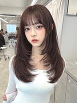 マウル トーキョー 銀座(MAEUL TOKYO)&nbsp;MAEUL 卵型似合わせ韓国前髪カット　ワンホンレイヤー　【銀座】