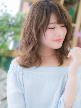 カバーヘア ブリス 上尾西口店(COVER HAIR bliss) *bliss上尾*外国人風♪ゆらぎカールセミディa!