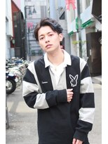 ホワイト(WHITE) ワイルドアップバング×ソフトツーブロック×WHITE出原