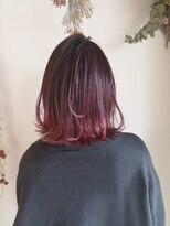 ベル(bell)&nbsp;スウィングボブ×バイオレットグラデーション