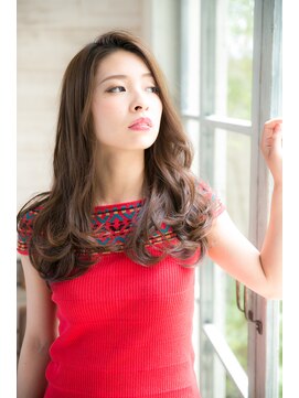 ロハス(LOHAS VEGAN ORGANIC＆TREATMENT) 【黄金比◎色気◎】Aラインゴージャスウェーブ