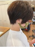ゆかのお客さま*横からのシルエットが綺麗なナチュショート♪