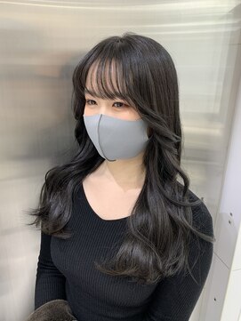 トニーアンドガイ 原宿店(TONI & GUY) 【韓国風レイヤーカット】 ロングレイヤー/アッシュブラック