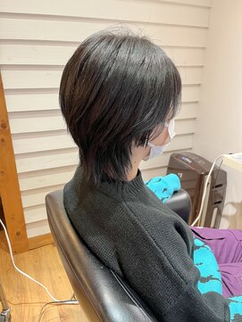 アヴァンス 天王寺店(AVANCE.) 丸さ、重たさが気になる方向け!ウルフショート