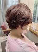 艶々ウォームカラー☆フェミニンショートパーマ