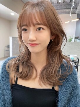 フラッグ ヘアー 天神西通り店(Flag HAIR) ハイトーン　ダブルカラー　セミロング