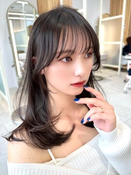 アフロートリノ(AFLOAT Leino) 大人可愛い　韓国ヘア　顔まわり　レイヤーカット　似合わせ#