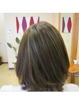 ヘアーズシェード(HAIR'SSHADE)&nbsp;ハイライト×ボブスタイル