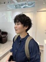 ロカ 表参道(loka)&nbsp;前髪パーマ/ショートヘア ［表参道/ハイライト/インナーカラー］