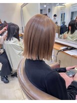 ネオリーブアイム 横浜西口店(Neolive aim)&nbsp;1ブリーチでつくるベージュカラー♪ 【横浜】