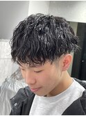 メンズ ツイストスパイラルパーマ