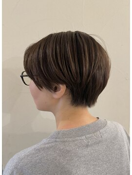 キミドリ(KIMIDORI) メガネが似合うひし形ハンサムショート【恵比寿KIMIDOR】I