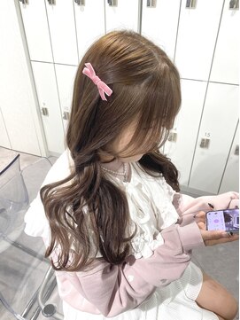 ユーフォリア 渋谷グランデ(Euphoria SHIBUYA GRANDE) チョコレートカラー　顔まわりカット