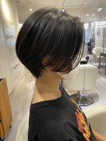 サロンドジョー(salon de joe)&nbsp;ショートボブレイヤーカットくびれミディアムマッシュショート
