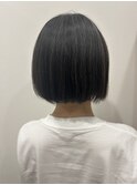 黒髪/ボブルフ/ネビージュ/小顔/ワンレン/池袋/髪質改善/前髪