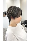 ハイライトショート/金沢美容院@20代30代40代