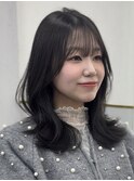 【YUUKA】ミディアムレイヤー　くびれヘア　韓国ヘア　名古屋栄
