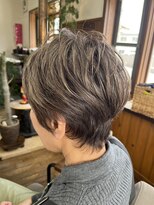 ニコ (Hair Salon Nico)&nbsp;ショートヘア_白髪ぼかし