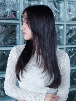 ブリーチ履歴のある方も◎低ダメージの弱酸性縮毛矯正でうる艶髪へ＊髪質改善トリートメント/縮毛矯正/那覇