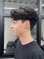 ニコ トウキョウ 渋谷(nico TOKYO)&nbsp;毛流れセンターパート◎韓国メンズヘアスタイルも数多く担当！