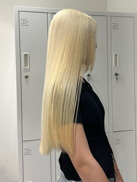 ベレーザ 渋谷(BELEZA) 15070ホワイトアッシュ抜きっぱなしブリーチホワイトブロンド