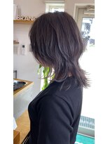 ブランチ(branch)&nbsp;「周りと差がつく」ロングウルフ×ダークグレージュ