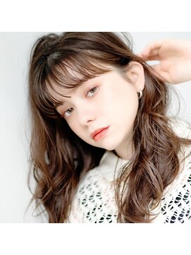 モンド ヘアクリエーション 和田店(monde hair creation) 【monde】マロンベージュ×ラフウェーブ