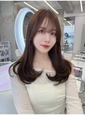 上品可愛い◇韓国くびれヘアショコラグレージュ