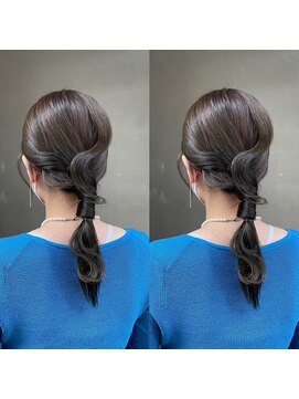 【ローポニー】#ヘアセット #岡山 #倉敷
