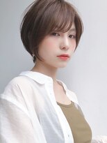 セイドット オモテサンドウ(Say. omotesando) Say.ショートボブレイヤーショートヘーゼルグレージュひし形ボブ