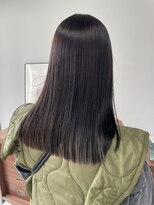 ヘアー アイス 御器所本店(HAIR ICI)&nbsp;冬の髪質改善カラー◎グレージュカラー髪質改善ストレートパーマ