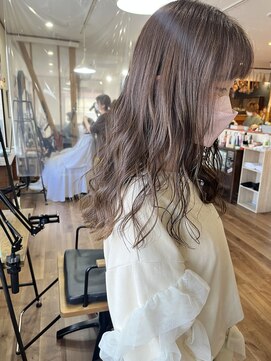 ホワイト(WHITE HAIR@NICOLA) ラベンダーベージュ